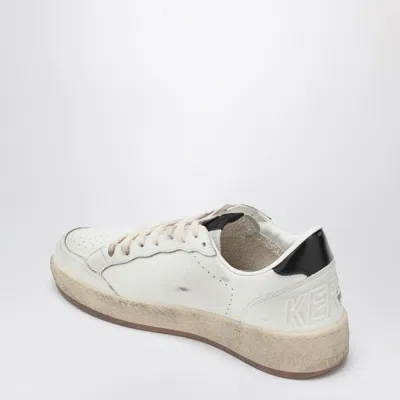 Golden Goose Deluxe Brand White Low Top Sneakers With Star Patch