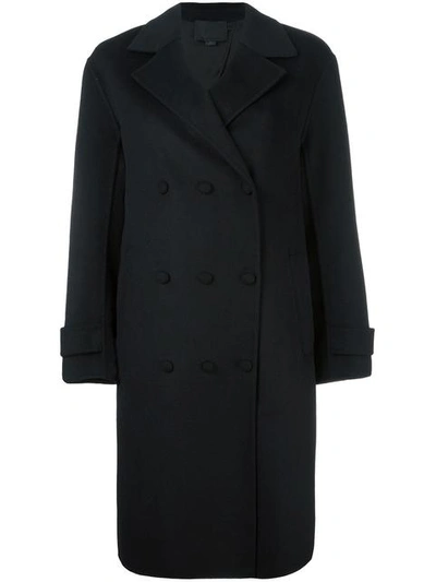 Alexander Wang Oversized Peacoat In Black