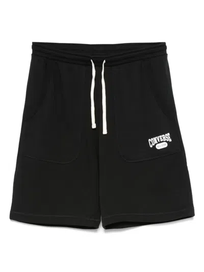 LOGO-PRINT TRACK SHORTS