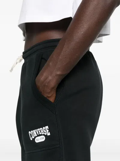 LOGO-PRINT TRACK SHORTS