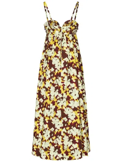 Ulla Johnson Harlan Embellished Printed Cotton-poplin Midi Dress