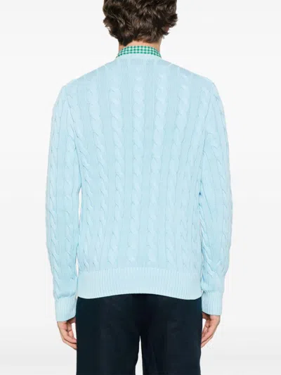 Polo Ralph Lauren Cable-knit Cotton Sweater With Pony Embroidery