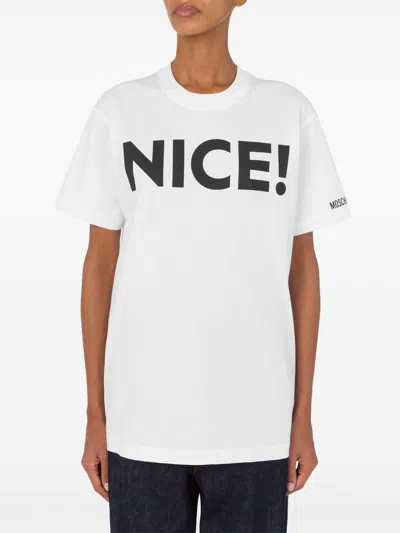 Moschino 'nice!' T-shirt