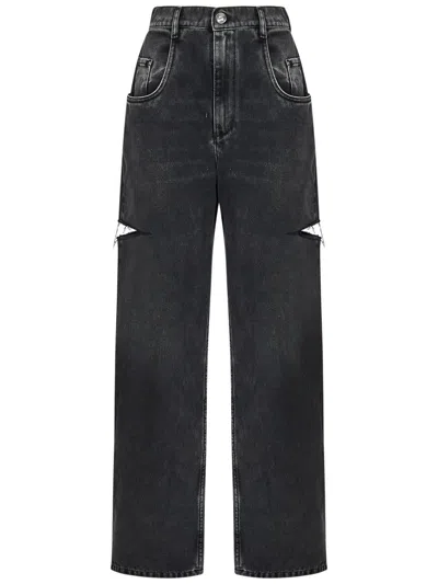 Maison Margiela Loose-fit Jeans With Stylish Slash Detailing