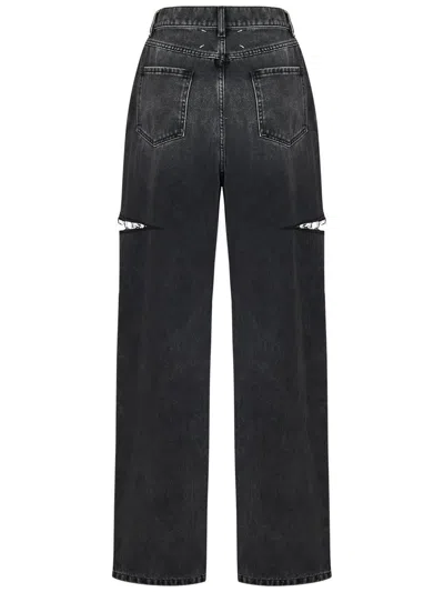 Maison Margiela Loose-fit Jeans With Stylish Slash Detailing