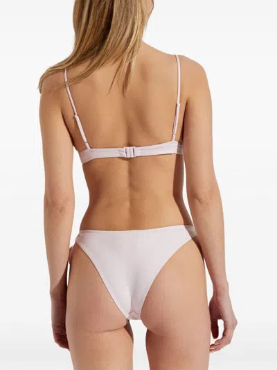 Coperni Bikini With Bralette Top And Floral Accents