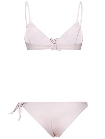 Coperni Bikini With Bralette Top And Floral Accents