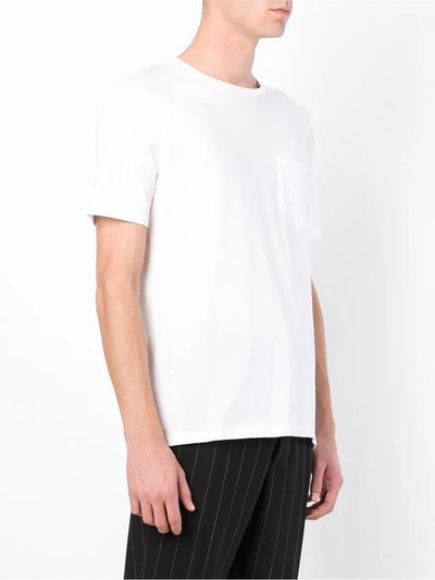 Shop Ami Alexandre Mattiussi T-shirt Mit Rundhalsausschnitt In White