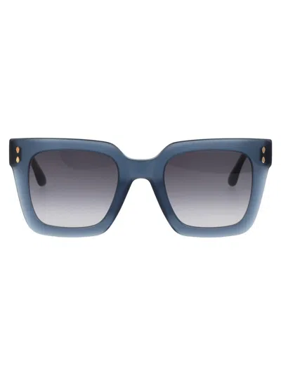 Isabel Marant Logo-plaque Square-frame Sunglasses