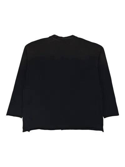 424 Whiskering-effect Jacket In Black