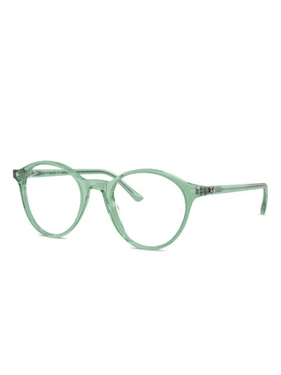 Ray Ban Erika Optics Eyeglasses Green Frame Demo Lens Lenses Polarized 51-18 In Green