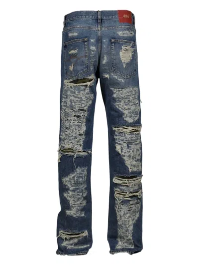 424 Logo-patch Jeans In Blue