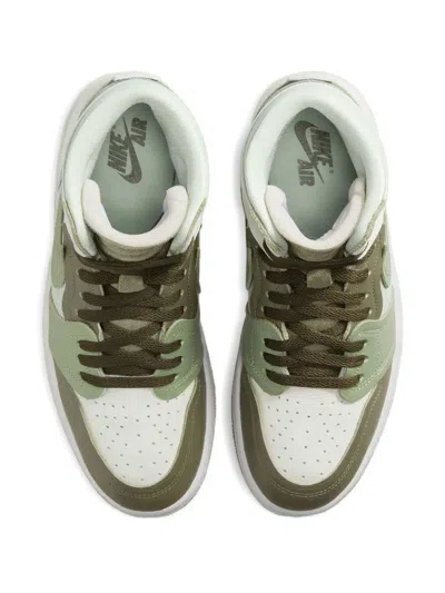 Jordan 1 High "method Of Make Medium Olive" Sneakers In Green