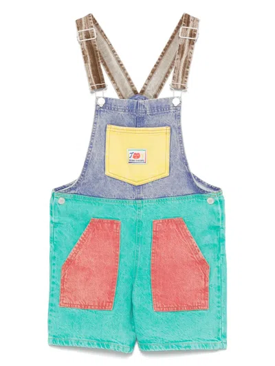 Bobo Choses Smiling Dungaree In Green