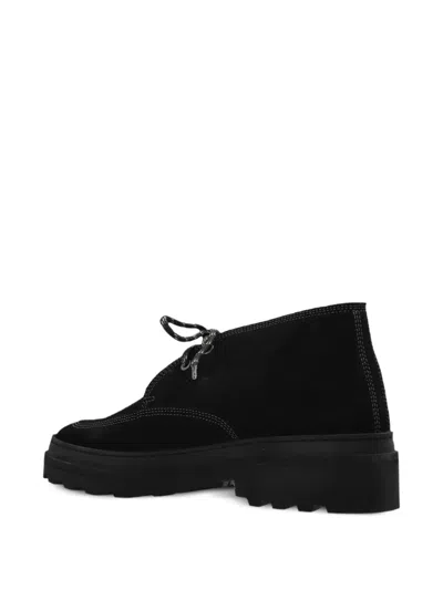 Apc Black Clem 2.0 Desert Boots In Black