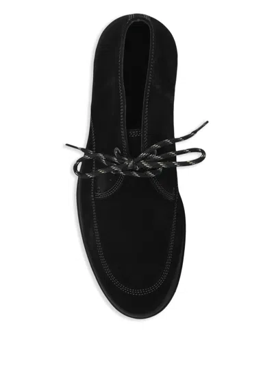 Apc Black Clem 2.0 Desert Boots In Black