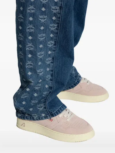 Autry Sneakers Medalist In Suede Color Silk In Pink