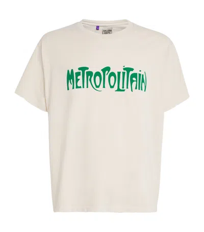 Gallery Dept. Graphic Print Crew Neck Short Sleeve T-shirt In White