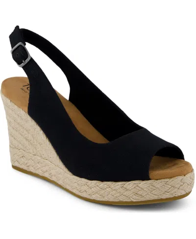 Toms Women's Camilla Peep Toe Wedge Sandals
