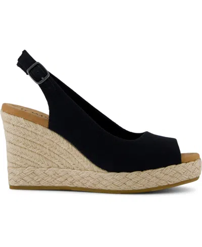 Toms Women's Camilla Peep Toe Wedge Sandals