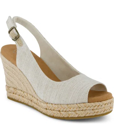Toms Women's Camilla Peep Toe Wedge Sandals