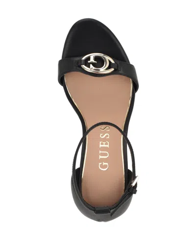 Guess Women's Kabrina 100mm Sandals In Black