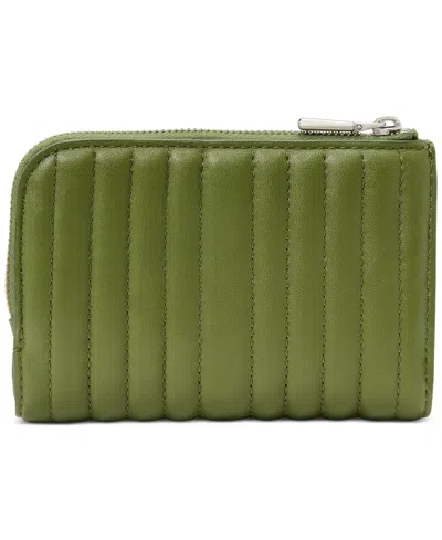 Kate Spade Deco Quilted Compact Wallet In Green