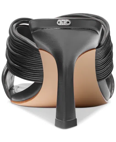 Michael Kors Alexia Mule In Black Leather