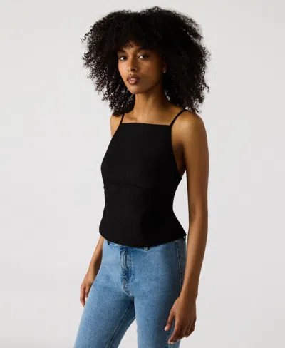Steve Madden Teigan Top In Black