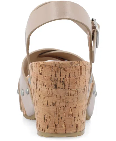 Journee Collection Womens Valentina Heeled Sandals In Multi