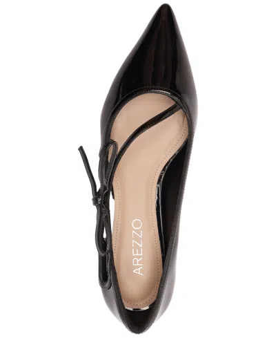 Arezzo Tessa Pointed Toe Flat In Black