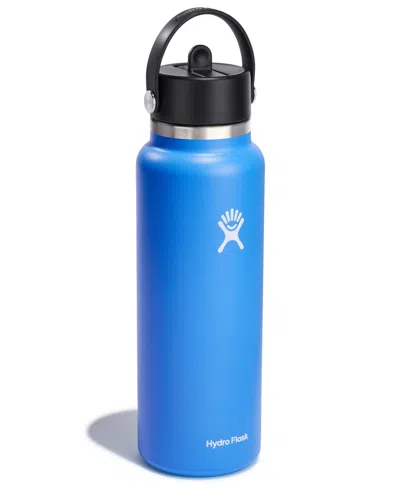 Hydro Flask 40 oz Wide Flex Straw Cap In Blue