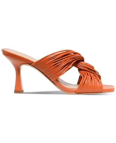 Michael Kors Michael  Women's Alessia Twisted Sandals In Orange