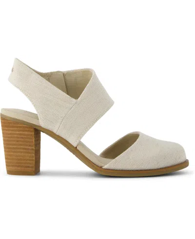 Toms Women's Majorca Round Toe Sandals In White