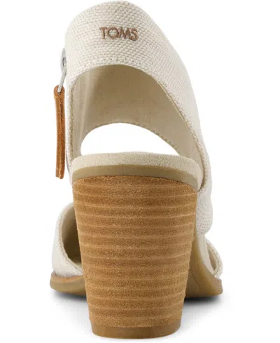 Toms Women's Majorca Round Toe Sandals In White