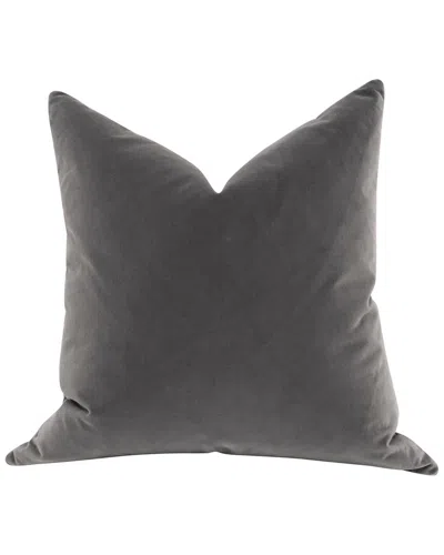 Essentials For Living Set Of 2 The Basic 26in Essential Euro Pillows In Gray