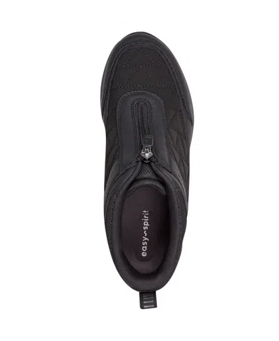 Easy Spirit Women's Erling Front Zip Water Resistant Booties In Black