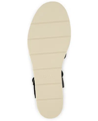 Toms Women's Margot Open Toe Wedge Sandals In Black