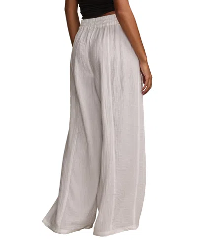 Lucky Brand Women's Beachy Gauze Pant In White