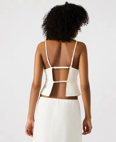 Steve Madden Women's Strappy Teigan Tank Top In White