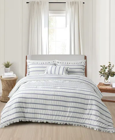 Sunham Kona Seersucker 4-pc. Comforter Sets