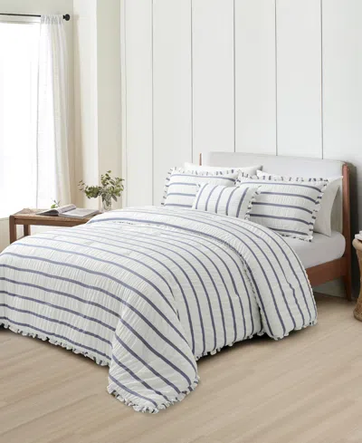 Sunham Kona Seersucker 4-pc. Comforter Sets