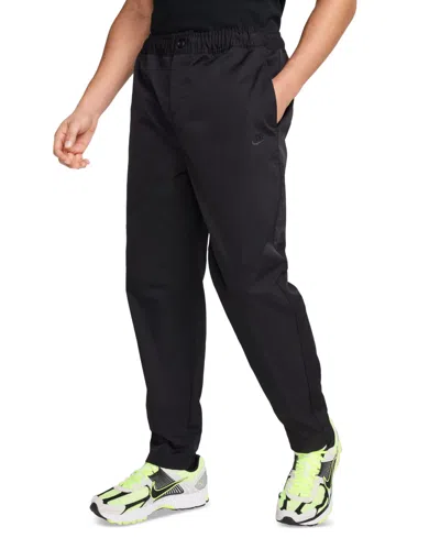 Nike Men's Club Woven Tapered Pants In Black