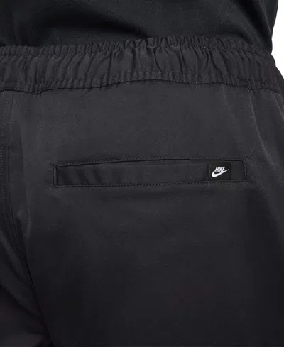 Nike Men's Club Woven Tapered Pants In Black