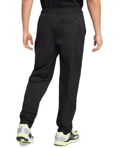 Nike Men's Club Woven Tapered Pants In Black