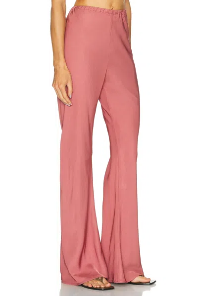 Sablyn Rio Flared Bias Cut Pant In Pink