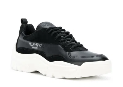 Valentino Garavani Black Leather Sneakers