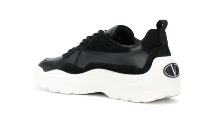 Valentino Garavani Black Leather Sneakers