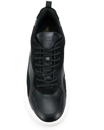 Valentino Garavani Black Leather Sneakers