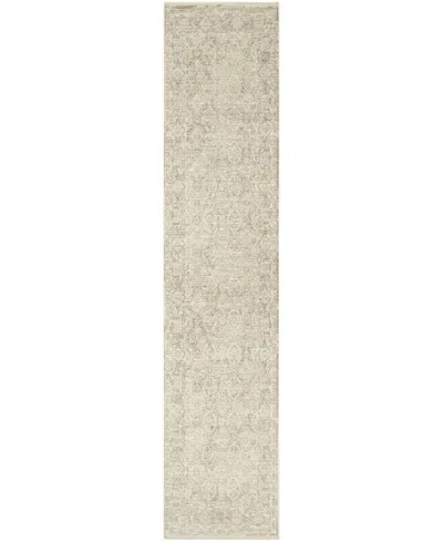 Nourison Home Shadows Shw04 Runner Area Rug, 2'2 X 12' In Neutral